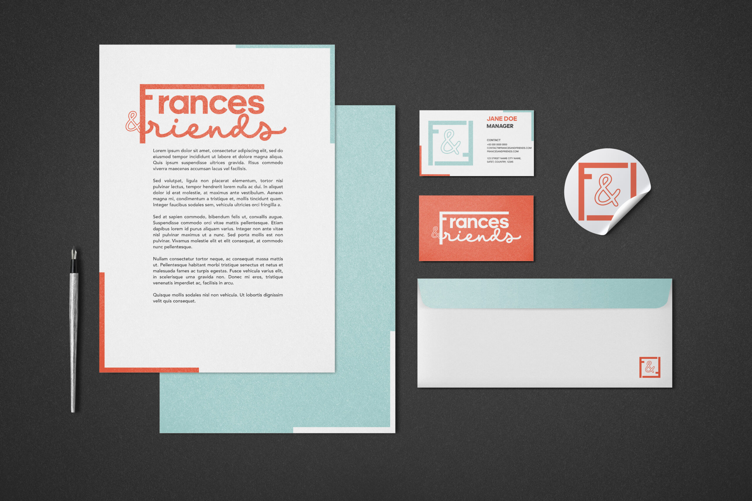 supports de communication et papeterie de marque