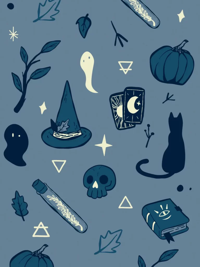 Motif illustré Halloween